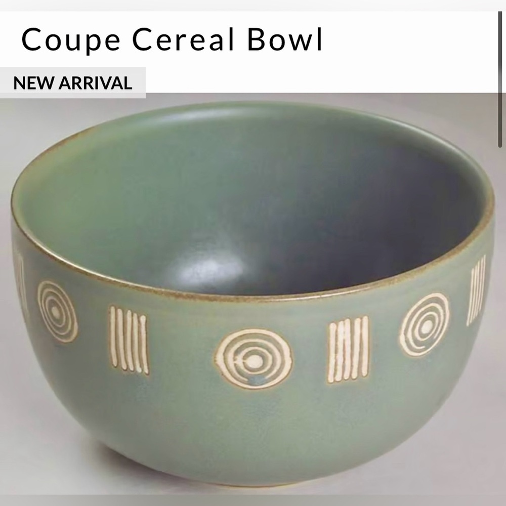 •VINTAGE• Pottery Barn “Bongo” Coupe Cereal Bowl